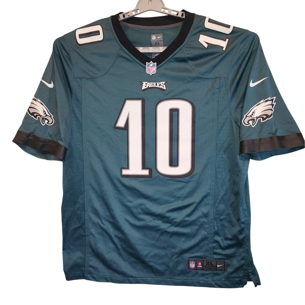 Nike NFL‎ Philadelphia Eagles Mac Hollins 10 Jersey Midnight Green XL 472807-339